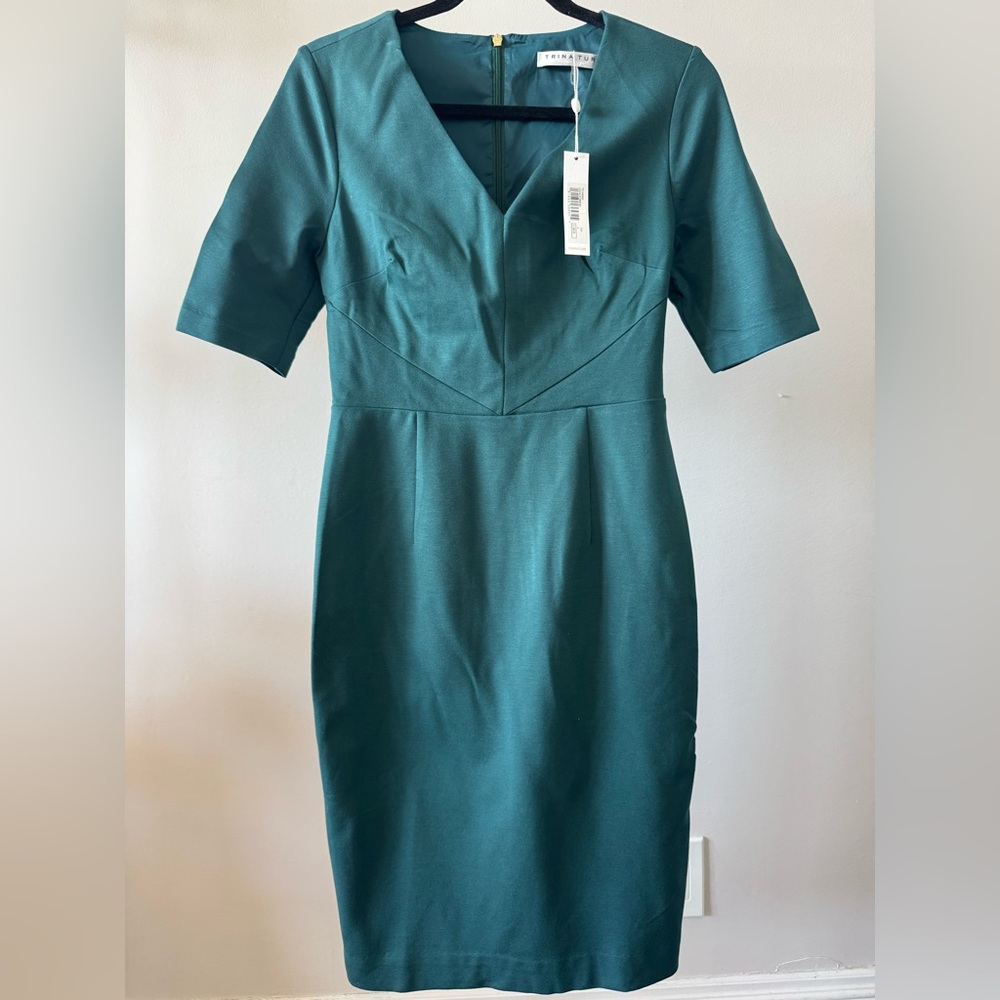Trina Turk Ivy Green Locale Dress
